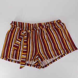 Bobbie Brooks Retro Style Mini-Shorts with Front Tie - size XL